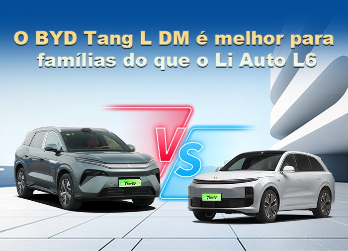 Para famílias com orçamento limitado, por que o BYD Tang L DM é uma escolha melhor do que o Li Auto L6 na hora de escolher um SUV familiar?