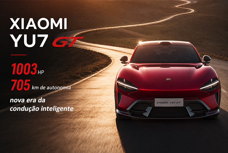 Xiaomi YU7 GT prestes a ser lançado: fera de 1003 HP e 705 km de autonomia inaugura uma nova era da condução inteligente